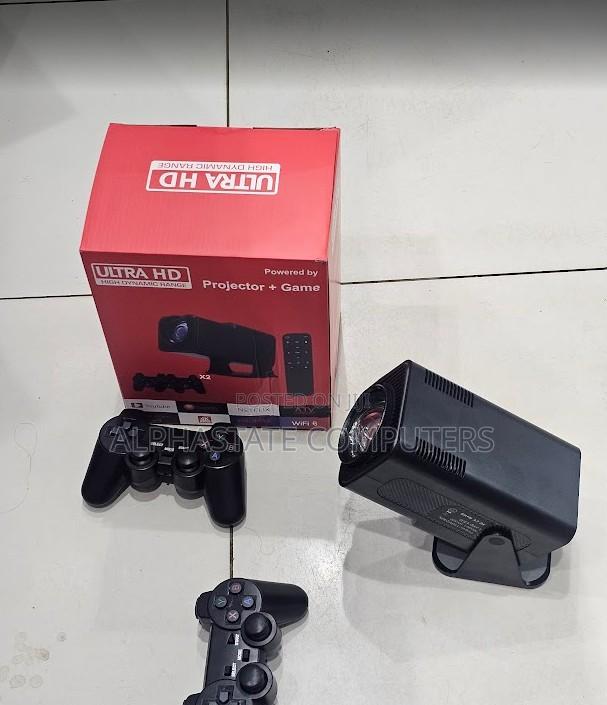 Android Projector With Dual Gaming Controllers Wireless Connectivity - thumbnail 3