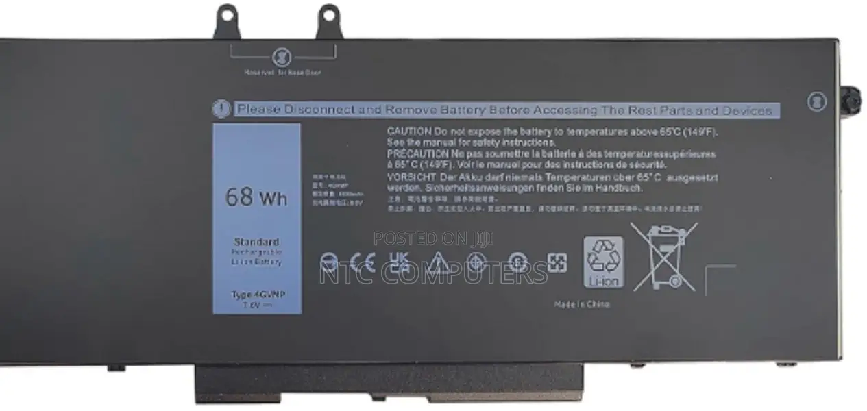 4gvmp Laptop Battery for Dell