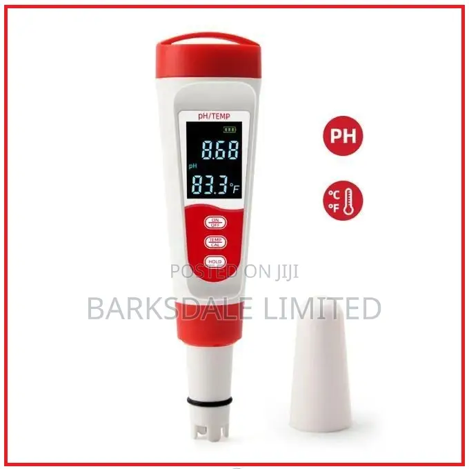 4 In 1 Digital Ph Meter Tds Ec Temperature Water Tester Wine Aquariums
