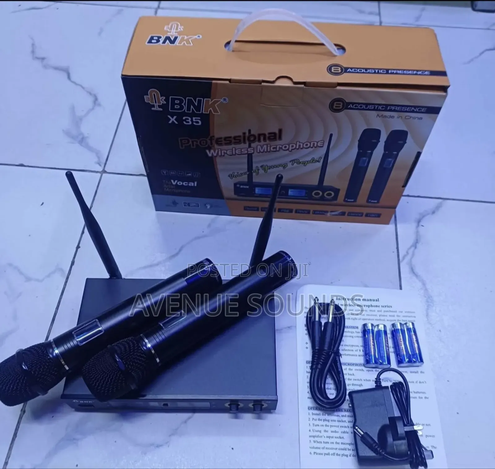 Bnk X35 Professional Wireless Microphone System