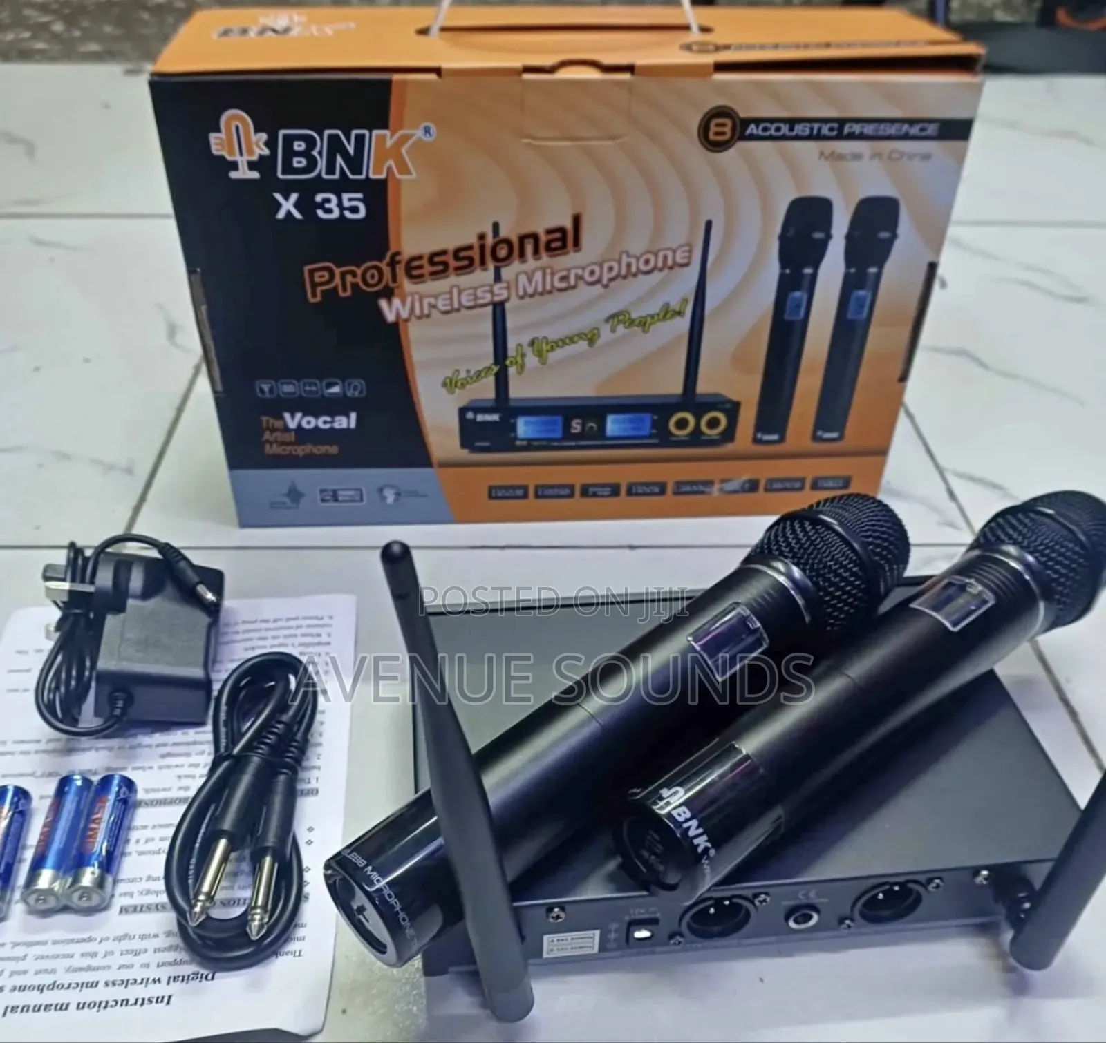 Bnk X35 Professional Wireless Microphone System