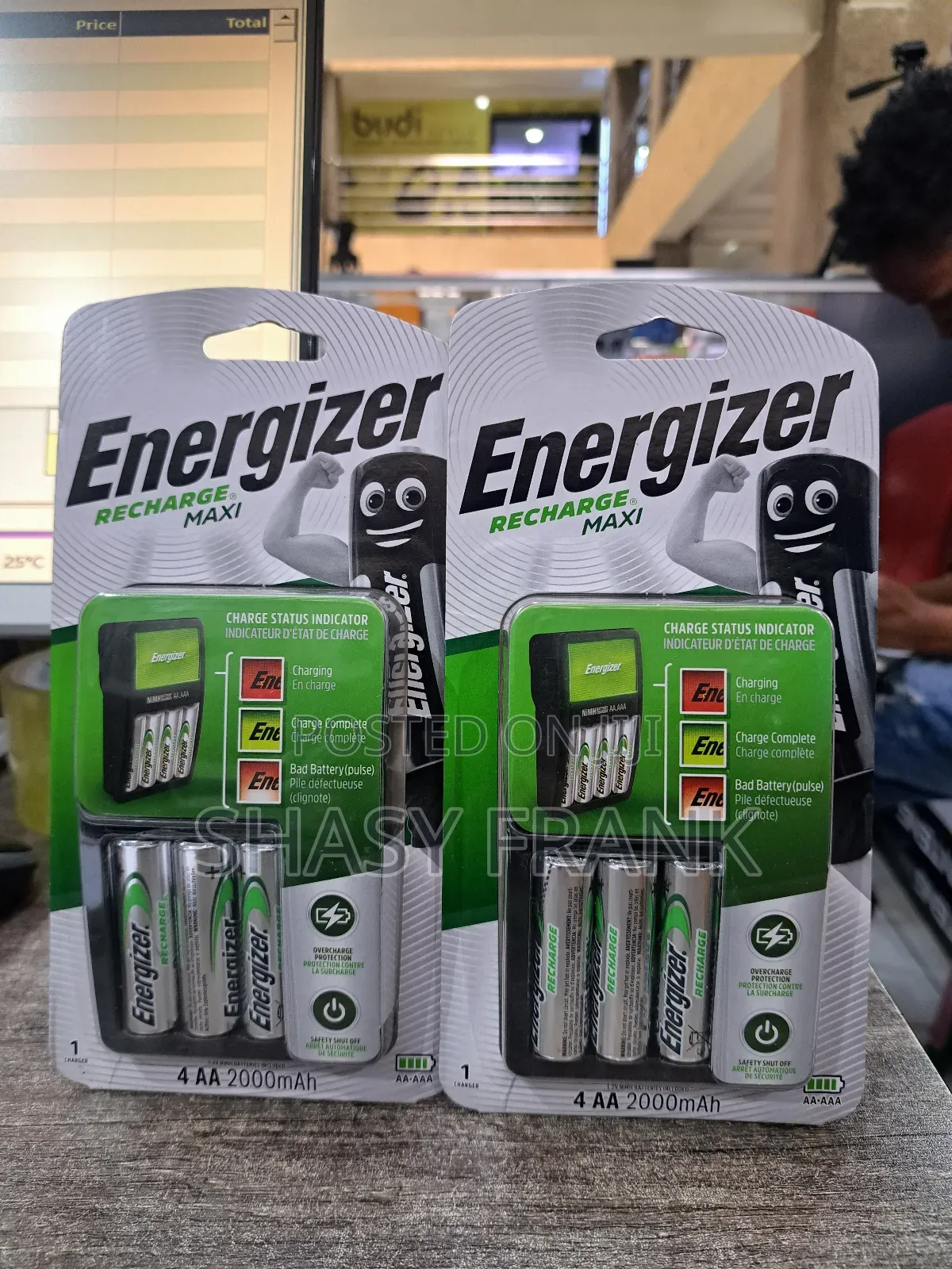 Energizer Rechargable Maxi Batteries