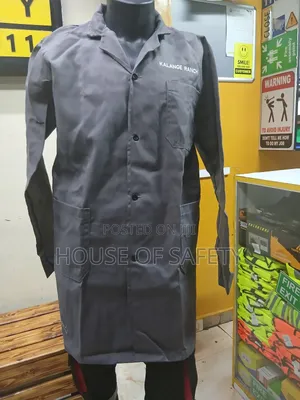 Dust Coat Plus Branding Embroidery Grey