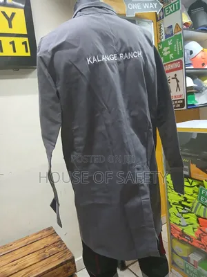Dust Coat Plus Branding Embroidery Grey