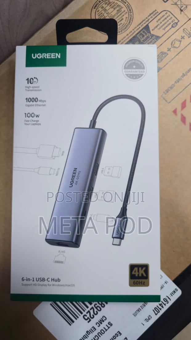 Ugreen 6-in-1 Usb-C Hub Cm512 - main view