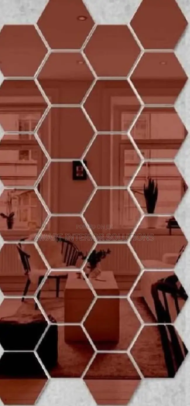 Entry-Ways Hexagonal Mirrors
