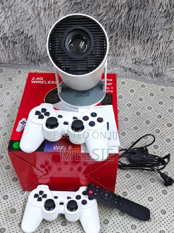 Game Projector Video Game Console Wireless Controller Home Cinema
