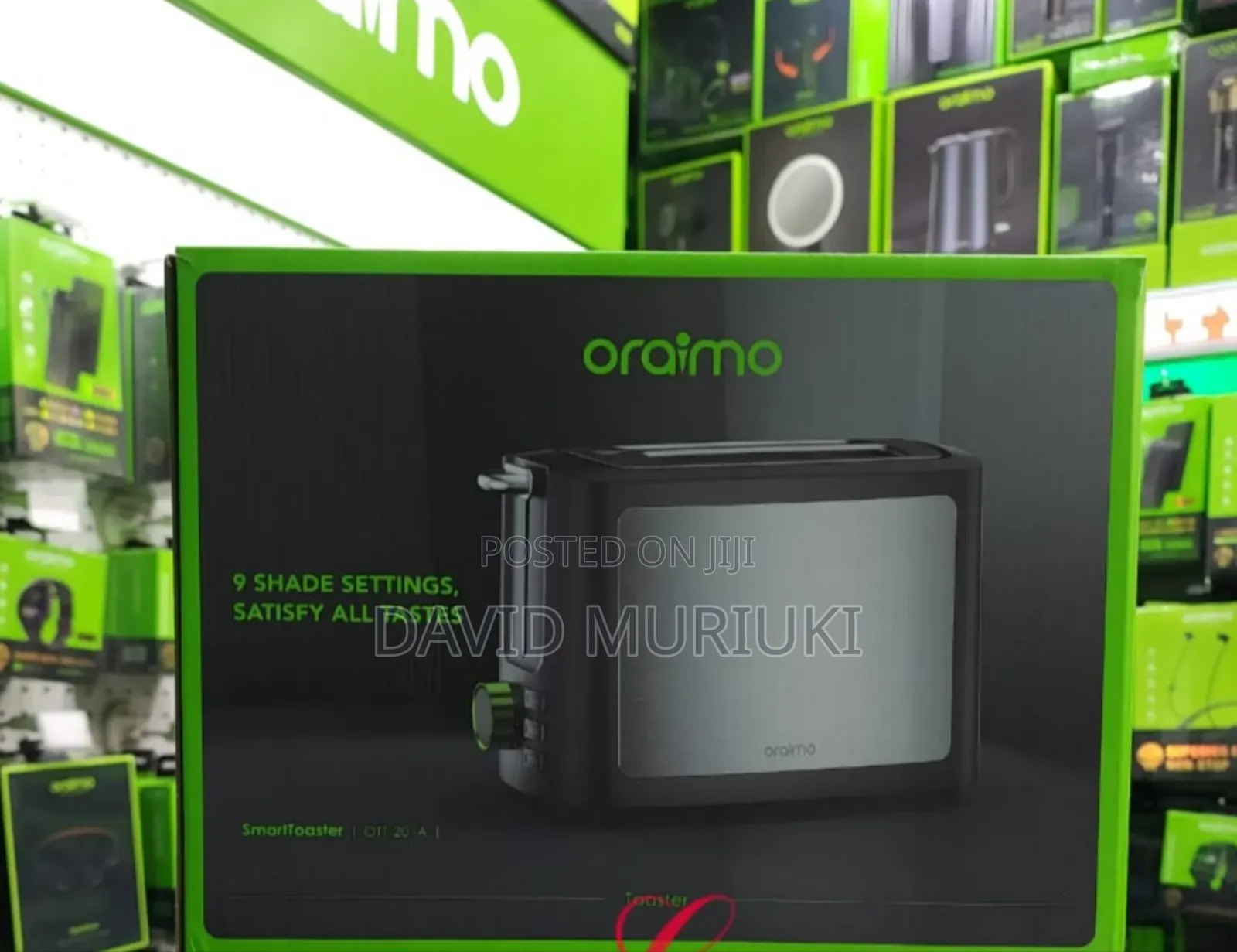 Oraimo Smarttoaster Ott-201a 950w 9-Shade 3-in-1 Toaster