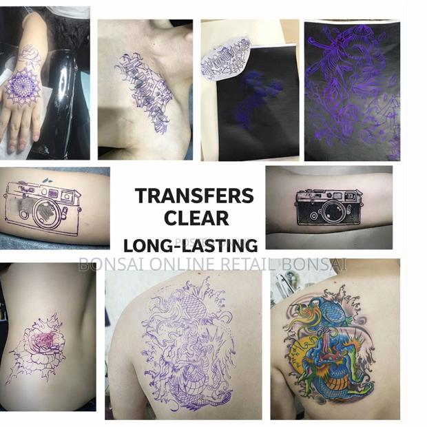 Tattoo Transfer Paper A4 Thermal Carbon Sheets for Stencil Use - thumbnail 3