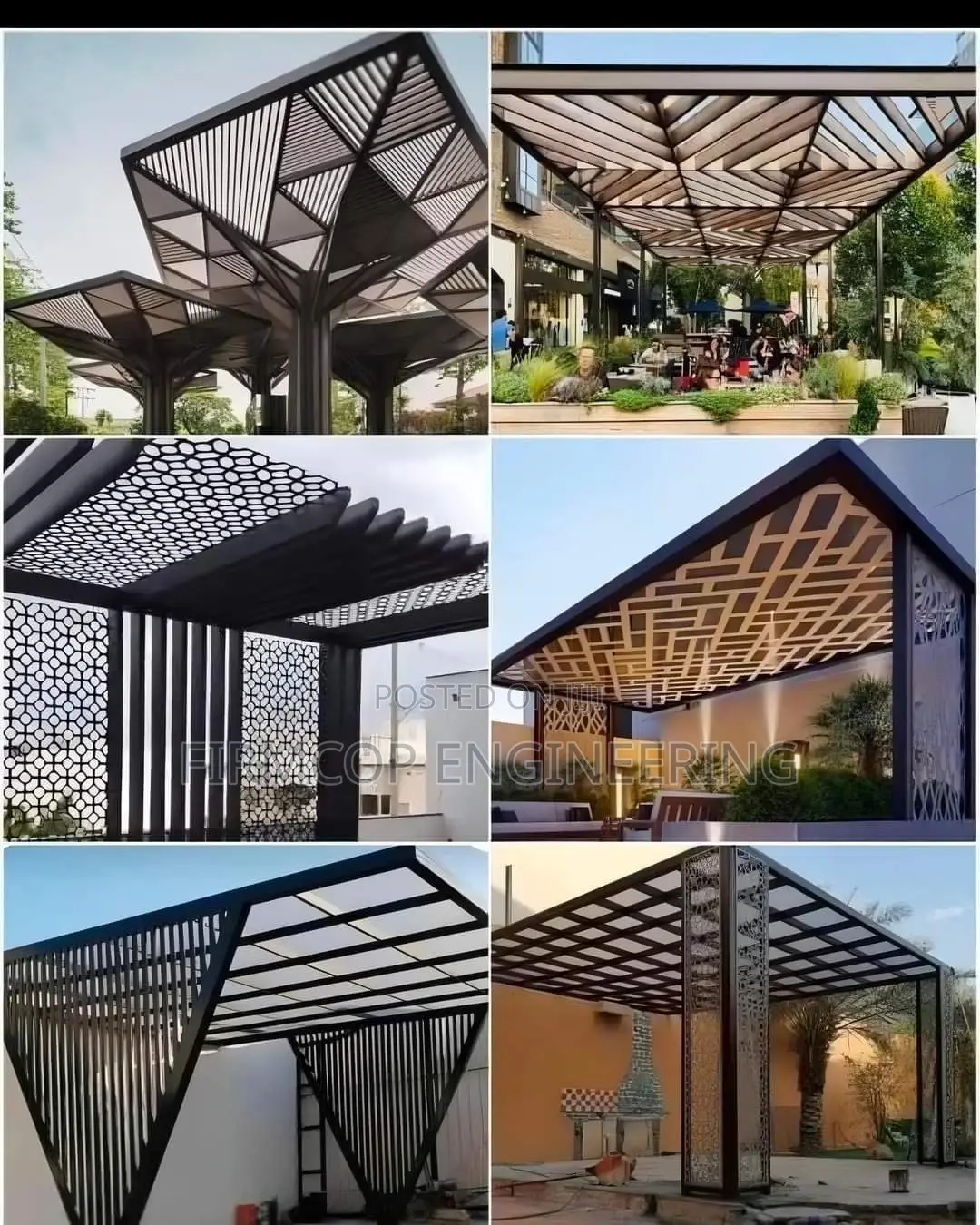 Functional and Stylish CNC-Cut Pergola