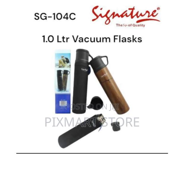 1l Signature Travel Flask – Hot/Cold for 12h+