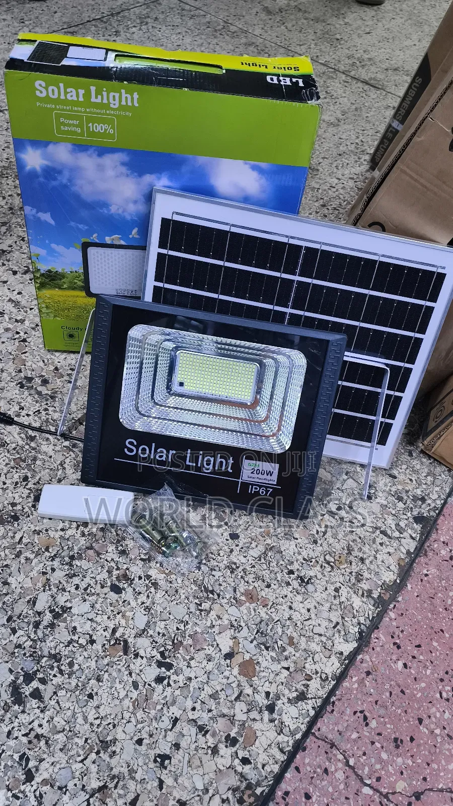 High Quality 200w Solar Light With Remote Control