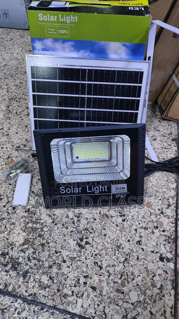 Affordable Solar Light 200w + Solar Panel - thumbnail 3