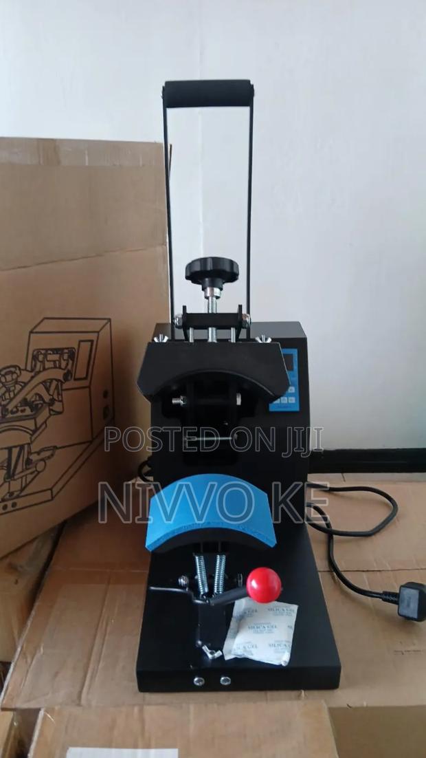 Brand New Cap Logo Application Press - main view