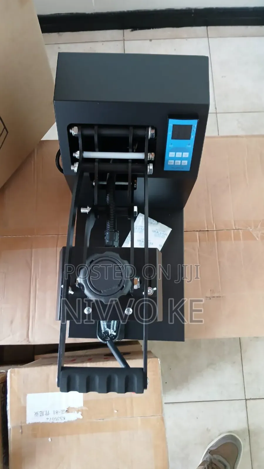 Brand New Cap Logo Application Press