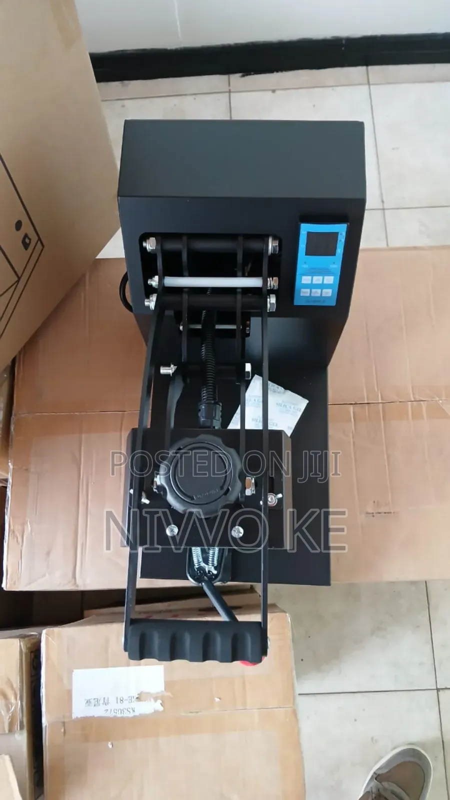 Brand New Cap Logo Application Press