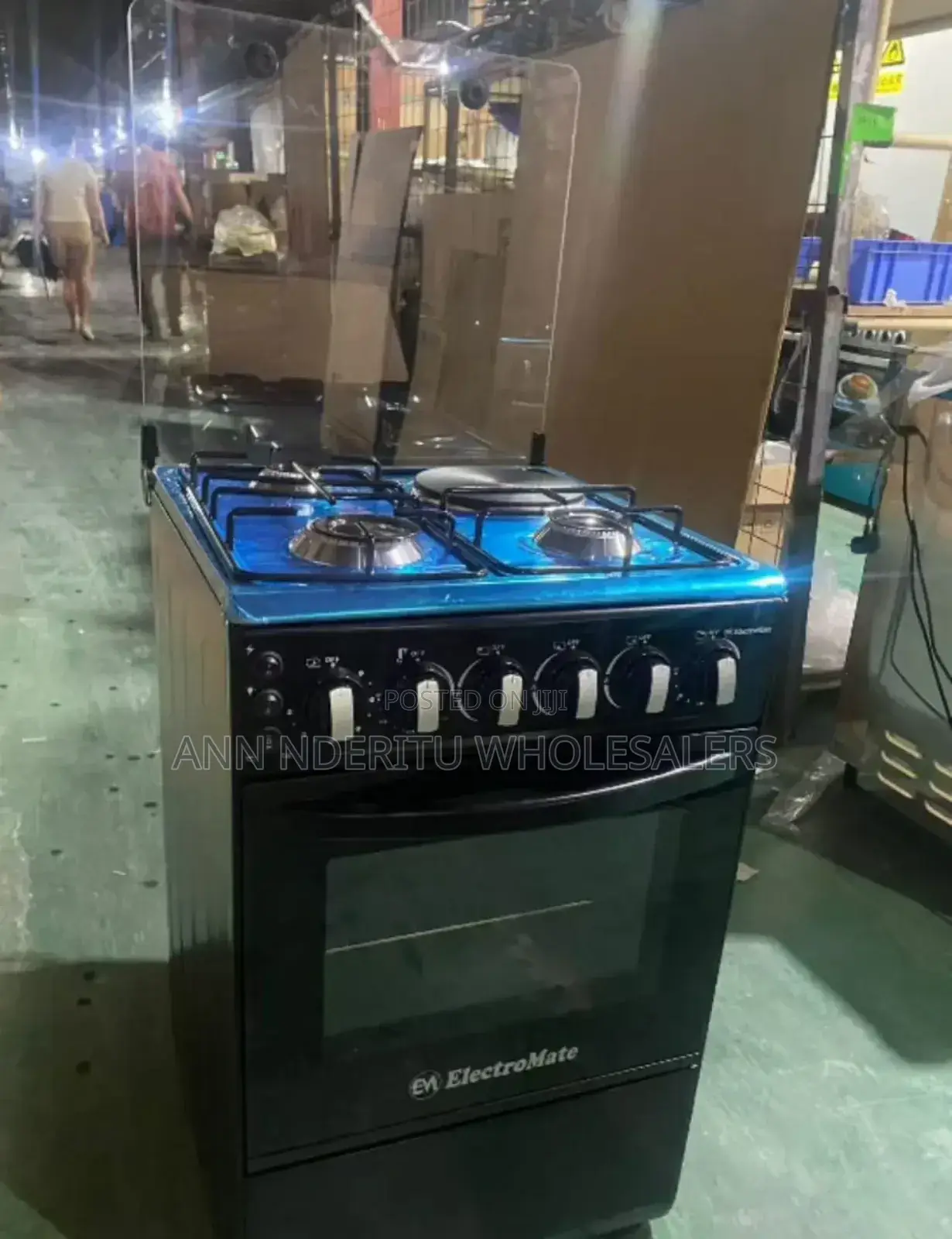 50×55 Electromate 3+1 Standing Cooker With Electric Oven Cooker