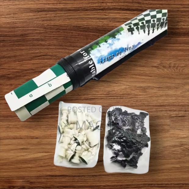 Portable Roll-Up Chess Mat Set - main view