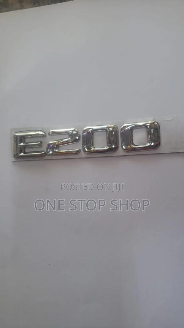 E200 Mercedes Letter Badge for Merced