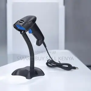Usb Laser Barcode Scanner With Stand Ergonomic Grip and Fast Scanning
