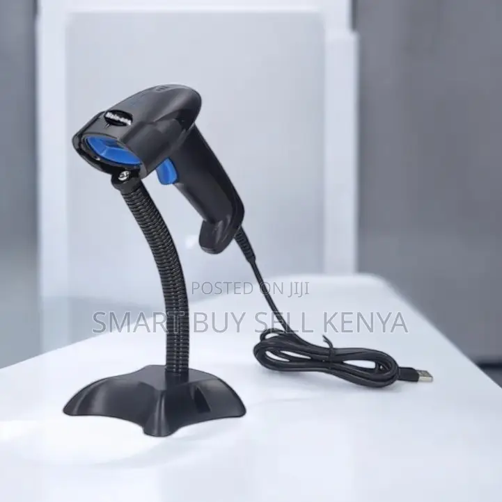 Usb Laser Barcode Scanner With Stand Ergonomic Grip and Fast Scanning