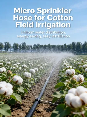 Cotton Field Irrigation Rain