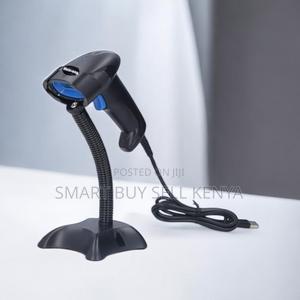 Usb Wired Barcode Scanner With Stand Heavy Duty Build High Performance - main view