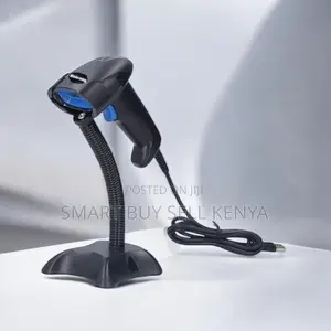 Usb Wired Laser Scanner With Stand Cost Effective Strong Quality Unit