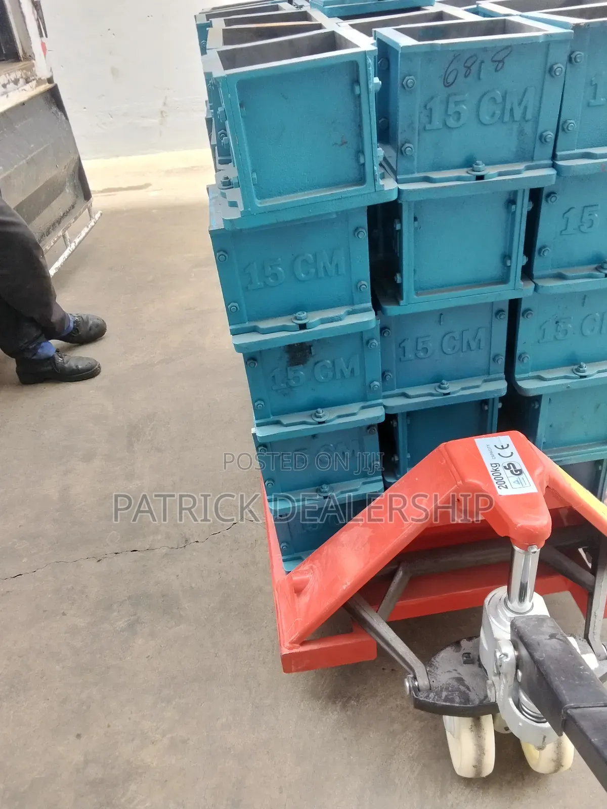 Cast Iron Cube Moulds