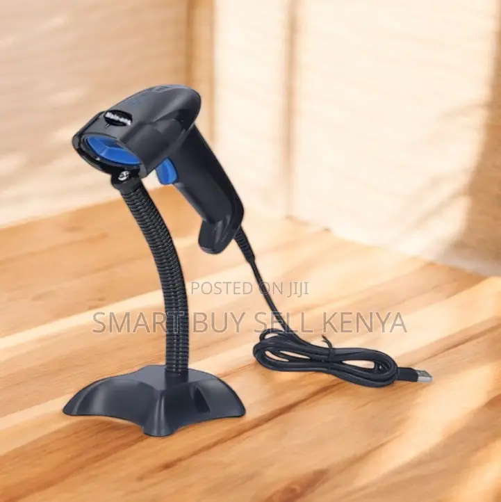Usb Handheld Barcode Scanner With Stand Powerful Decoding Chip