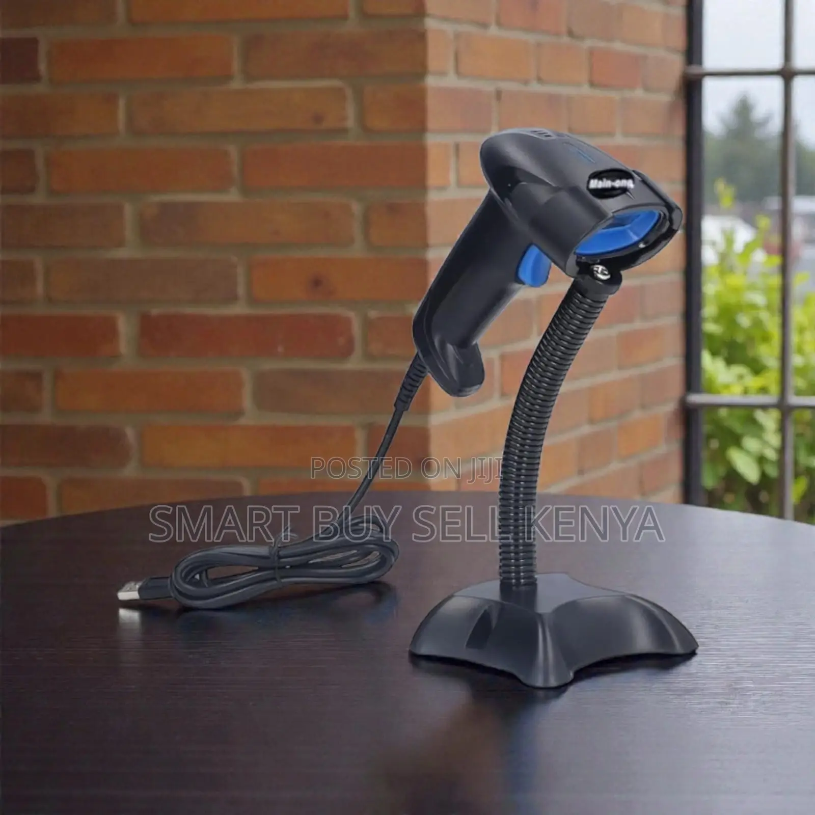 Handheld Usb Barcode Scanner With Stand No Maintenance Long Lasting