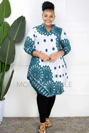 African Design Top Dress Plus Leggings/Maternity/Tourist/Beach Wear