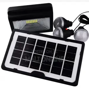 30w Solar Lighting Kit With Power Bank 3 Led Bulbs USB Charging Cl-03