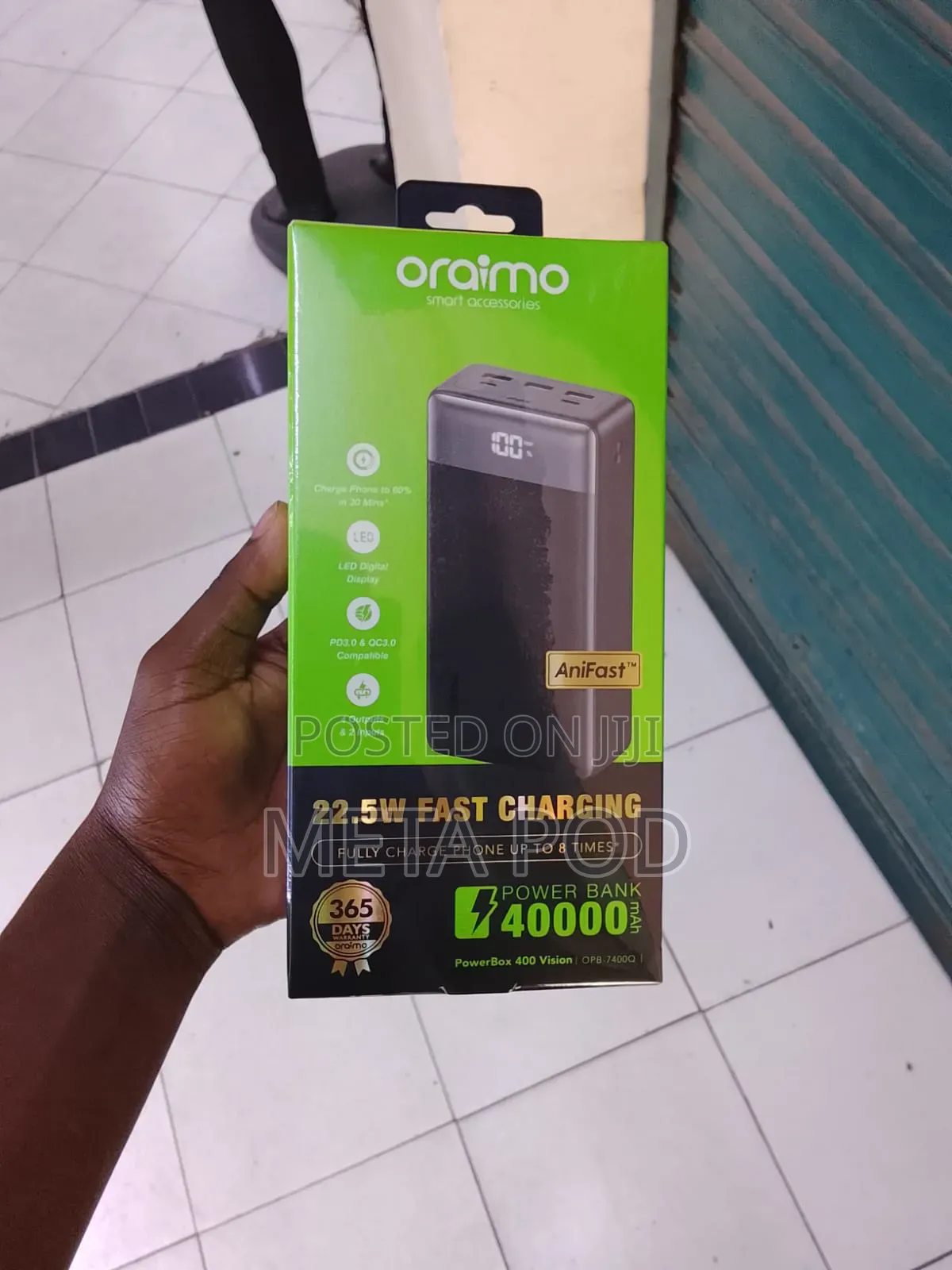 Oraimo Power Bank 40000mah Opb-7400q