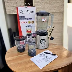 Strong Signature 3 in 1 Blender Grinder and Chopper for Fast Cooking