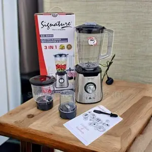 Heavy Duty Signature 3 in 1 Blender With Grinder and Chopper Set