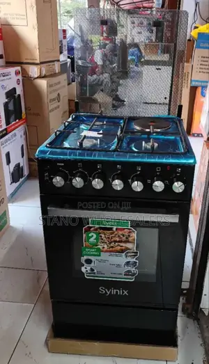 3+1 Standing Cooker 50*55 Syinix With Lectric Oven Cooker