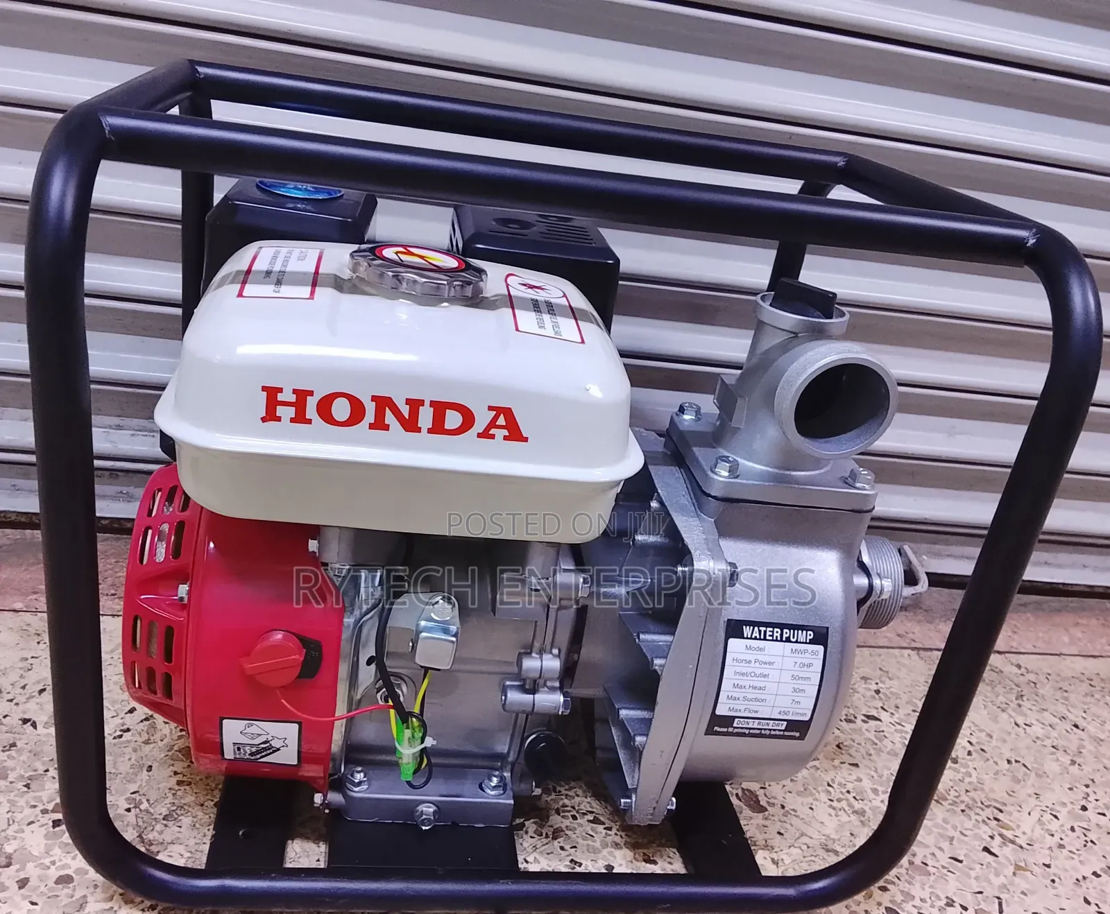2" Gasoline Honda Irrigation Water Pump