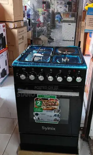 3+1 Standing Cooker With Lectric Oven Cooker
 50*55 Syinix