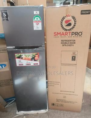 Smart Pro SFR-210-Dt-I Double Door Refrigerator, 170l - Silver - thumbnail 2