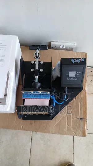 Compact Efficient Single Station Mug Printing Press