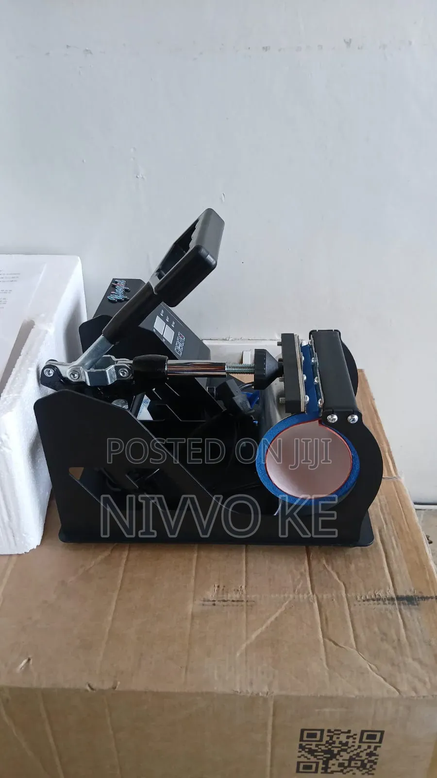 Compact Efficient Single Station Mug Printing Press