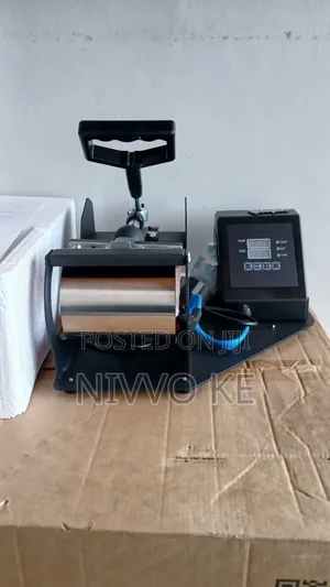 Compact Efficient Single Station Mug Printing Press