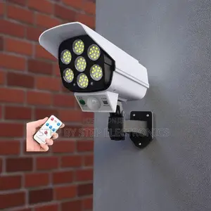 Wide Area Light Illumination Dummy Fake CCTV Camera Solar Light