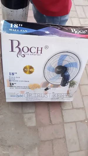 Roch Wall Fan With Remote 18" Inch