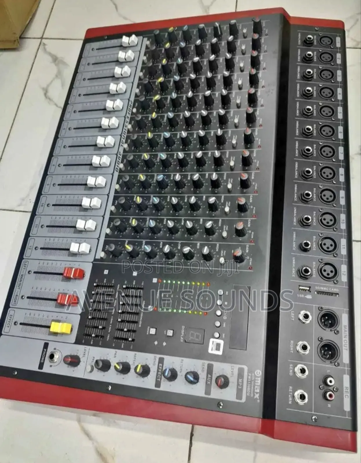 12 Channels Powered Mixer
