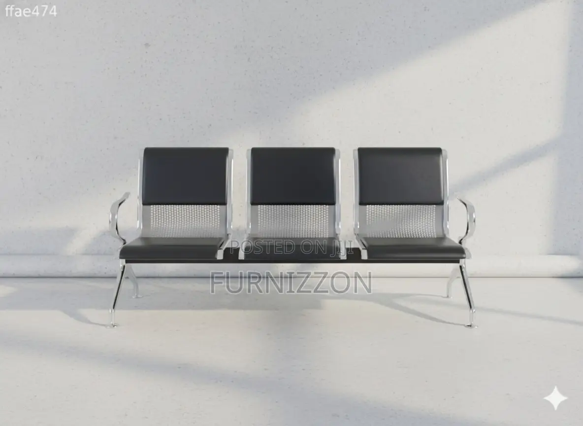 Office and Reception 3-Seater Padded Bench