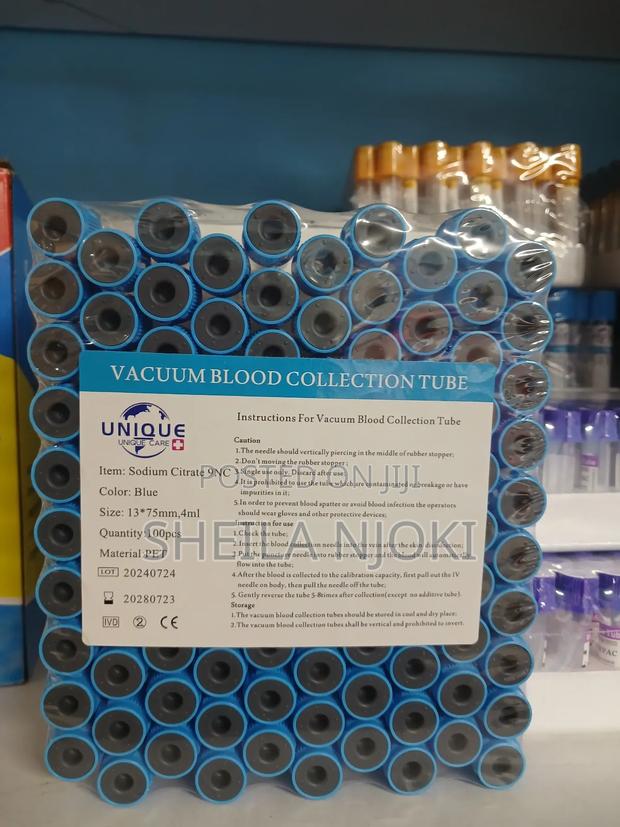 Sodium Citrate Blue Top Vacutainer