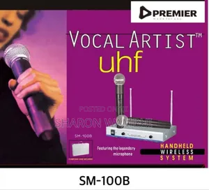 Premier Sm-100b Handheld Wireless System/Sm-100b Handheld Microphone