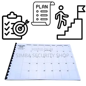 2026 A4 Monthly Calendar Desk Planner Writable Agenda Journal Memo